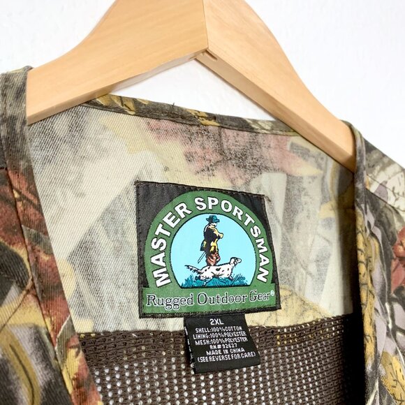 Master Sportsman Camo Hunting Vest Size 2XL - Picture 2 of 4